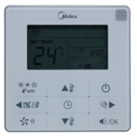 MIDEA MHA-V10W/D2N8-B2H2 M-Thermal osztott levegő - víz hőszivattyú + 3kw beépített fűtőpatron (10kw,1 fázis),