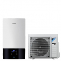 Daikin Altherma 3  EHBH08E6V / ERGA06EVH osztott fali levegő-víz hőszivattyú,+ 6kw beépített fűtőpatron (csak fűtő!) (6kw)