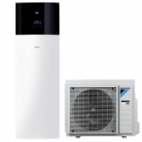 Daikin Altherma 3 EHVX08S18E6V / ERGA08EVH7 osztott levegő-víz hőszivattyú 180l HMV tárolóval,+ 6kw beépített fűtőpatron (fűtésre-hűtésre!) 8kw