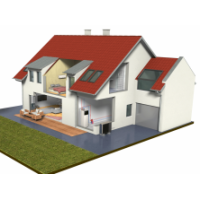 Daikin Altherma 3 EHVX08S18E6V / ERGA08EVH7 osztott levegő-víz hőszivattyú 180l HMV tárolóval,+ 6kw beépített fűtőpatron (fűtésre-hűtésre!) 8kw