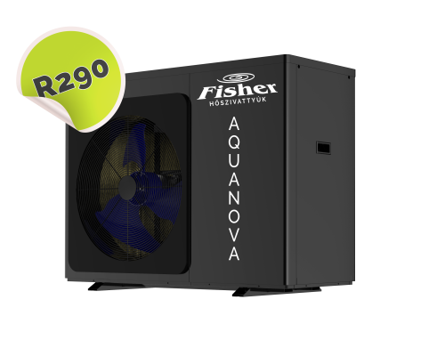 Fisher AQUANOVA FHF-MBWHS-080HE4 levegő-víz monoblokk hőszivattyú 8kW (1fázis)