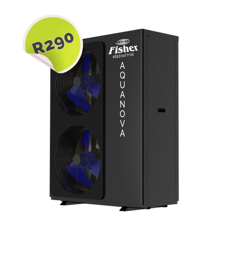 Fisher AQUANOVA FHF-MBWHS-120HE4 levegő-víz monoblokk hőszivattyú 12.2kW (1fázis)